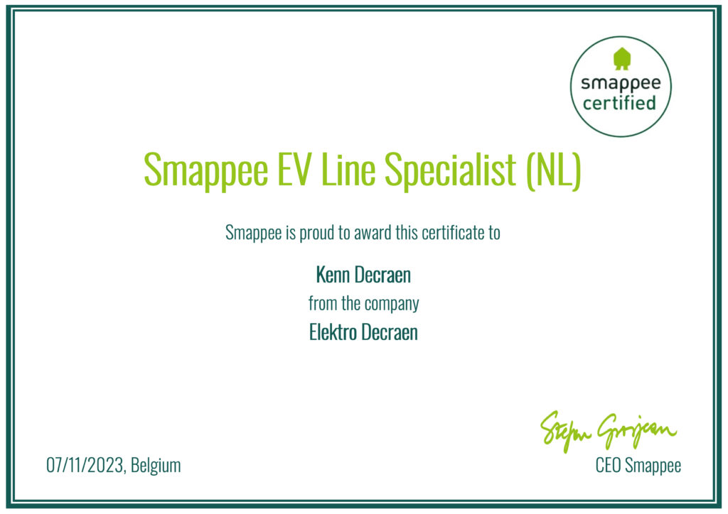 Smappee Certification foto